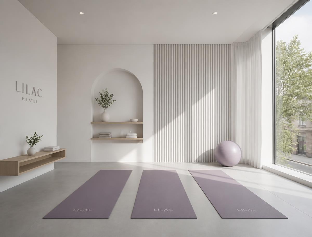 Doğal ışık alan mat pilates salonu